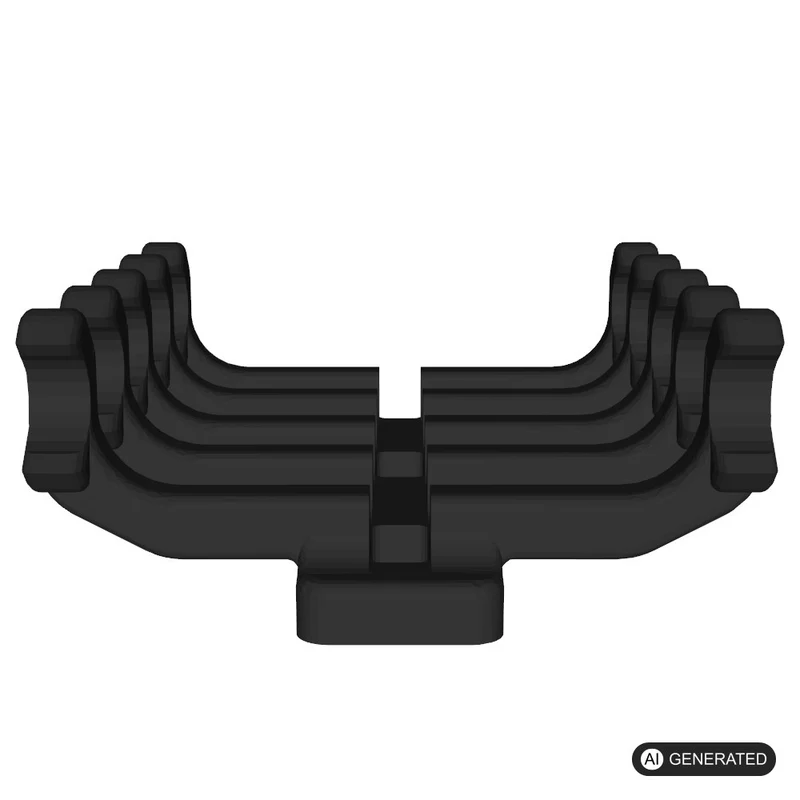Pinselhalter kompatibel mit Ikea Skadis, 5 Fächer