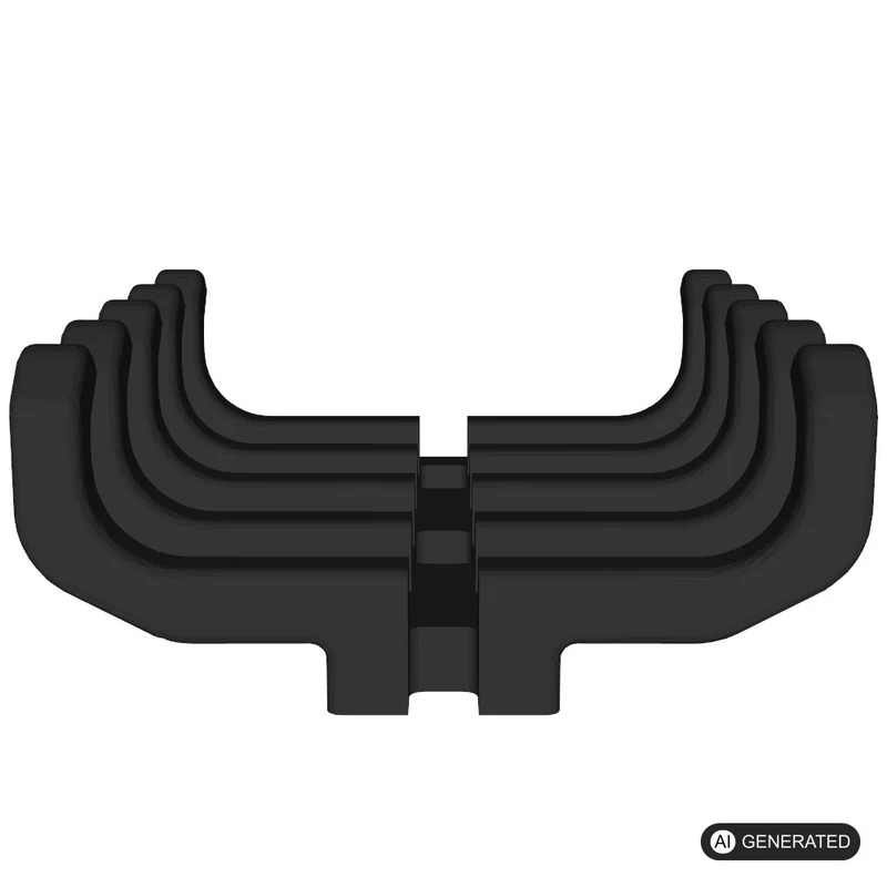 Pinselhalter kompatibel mit Ikea Skadis, 5 Fächer
