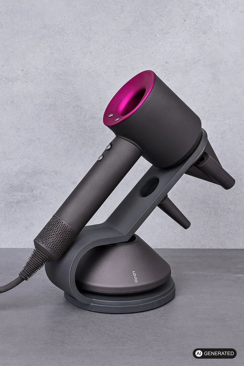 Ständer kompatibel mit Dyson Haartrockner, Halterung für Föhn und Zubehör