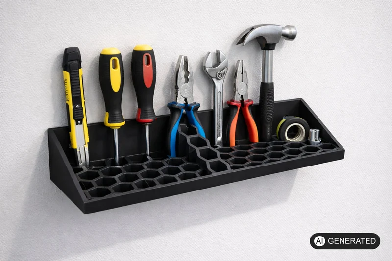 Werkzeughalter kompatibel mit Lidl Powerfix Lochwand 38mm