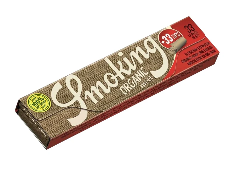 Smoking Organic - King Size + 33 tips