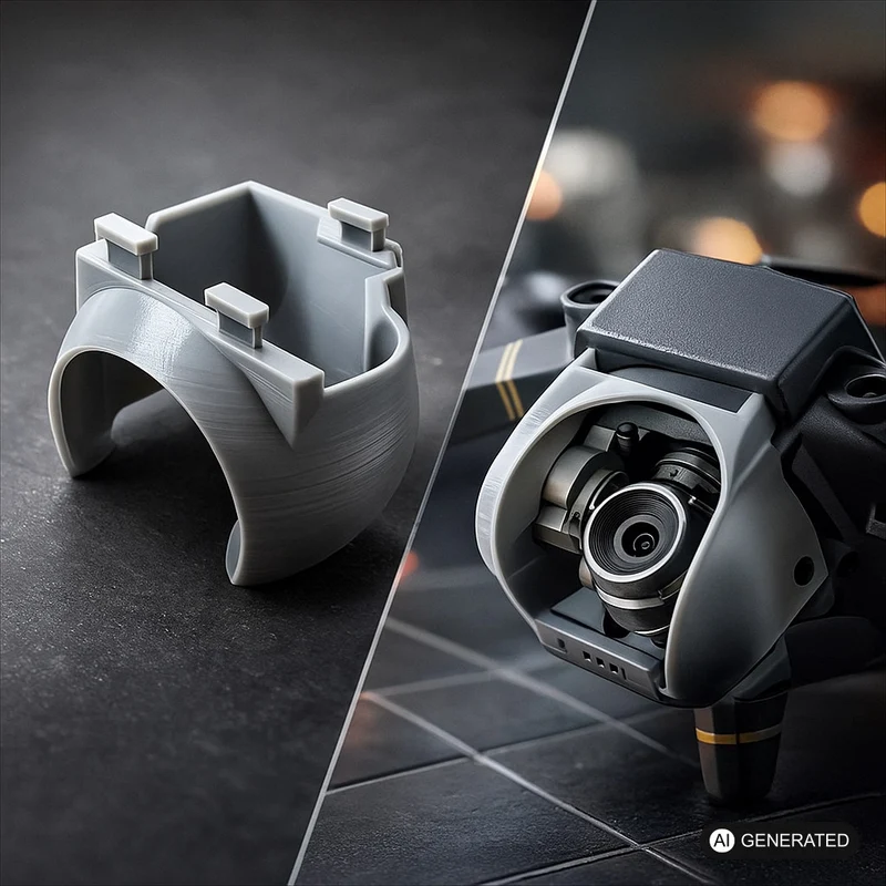 Kamera Sonnenschutz kompatibel mit DJI Mavic Pro – Ersatzteil von Parture