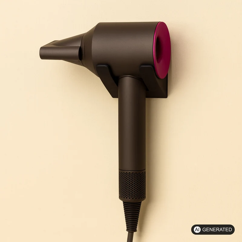 Wandhalterung kompatibel mit Dyson Supersonic Haartrockner