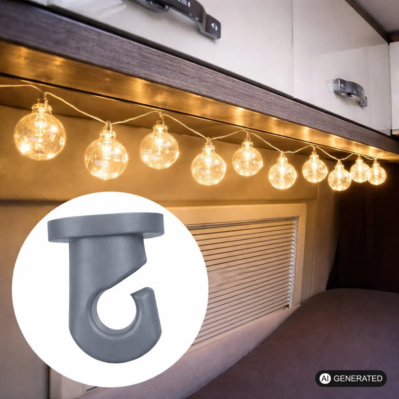 5x Haken passend für Dometic Lichtleiste Wohnwagen Zubehör Parture