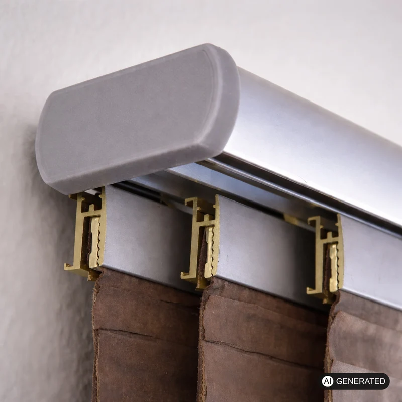 2x Ersatz Endkappe passend für IKEA Kvartal 3-Läufig Gardinenschiene Abdeckkappe