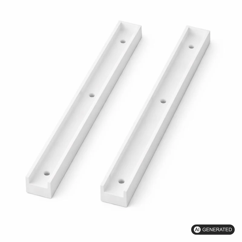 6x Schienen kompatibel mit IKEA Kallax Regal passend für IKEA Trofast Boxen DIY