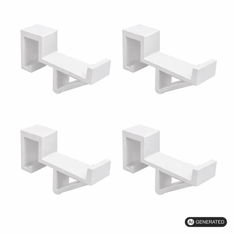 4x Halterung kompatibel zum Stapeln von IKEA TROFAST Boxen Regal Winkel Clips