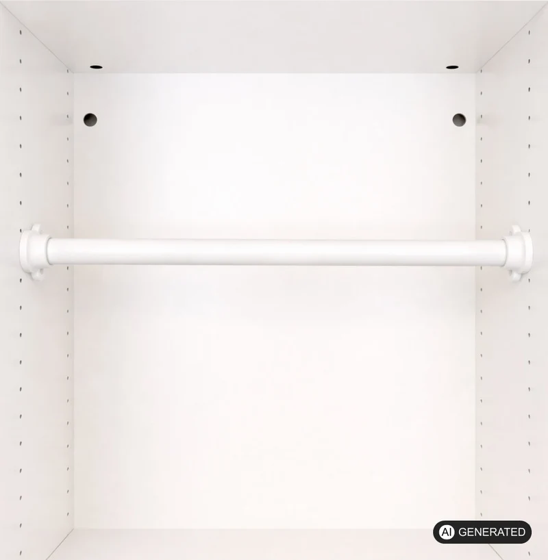 2 Kleiderstangen Halter passend für IKEA Pax Komplement Ersatzteil 130627 100325