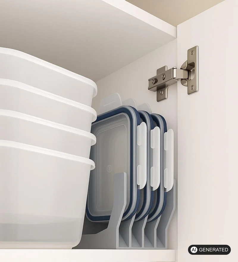 Halterung Organizer passend für Ikea 365+ Kunststoffdosen Deckel Tupperware