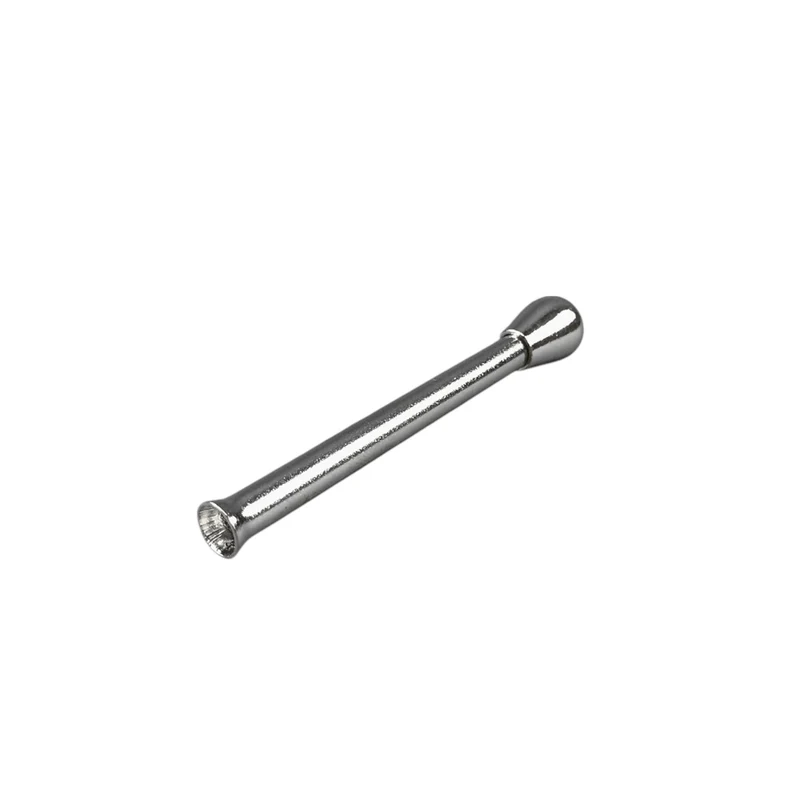 Chrom Röhrchen mit Kopf
