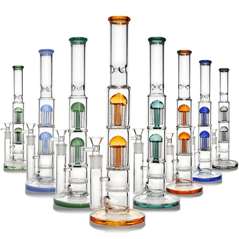 GDH Doppel Baum 16 Arm gerader Bong