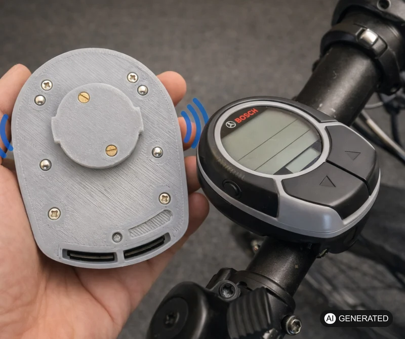Ersatzteil Rückplatte passend für Bosch HMI Classic Display Rückseite Fahrraduhr