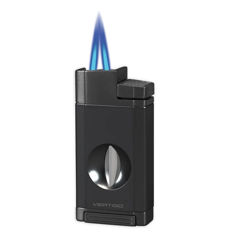 Saber V-Cutter Twin Torch Lighter - Wind Resistant