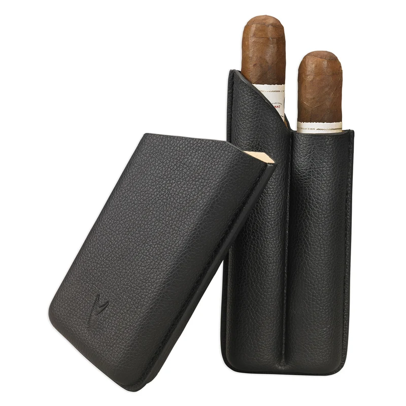 Lotus 70 RG 2-Stick Leather Cigar Case