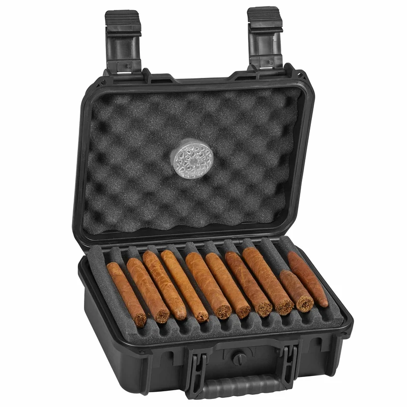 Lotus 40-Stick Travel Humidor - Airtight Cigar Case