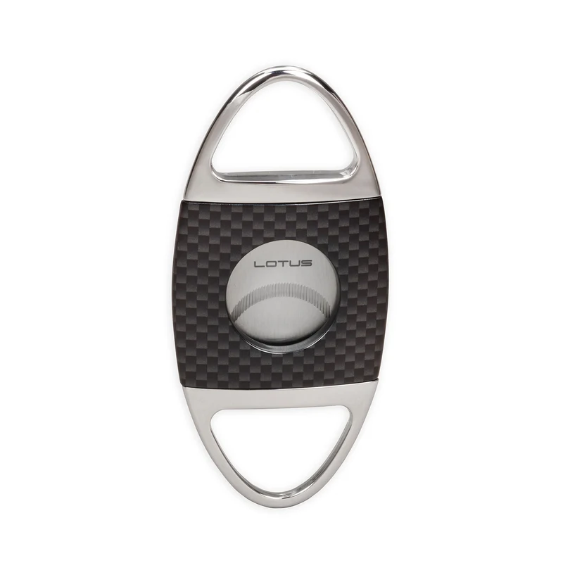 Jaws Serrated Carbon Fiber Cigar Cutter - Double Blade