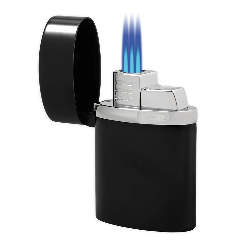 T3 Black Windproof Torch Lighter - High Altitude 9000ft