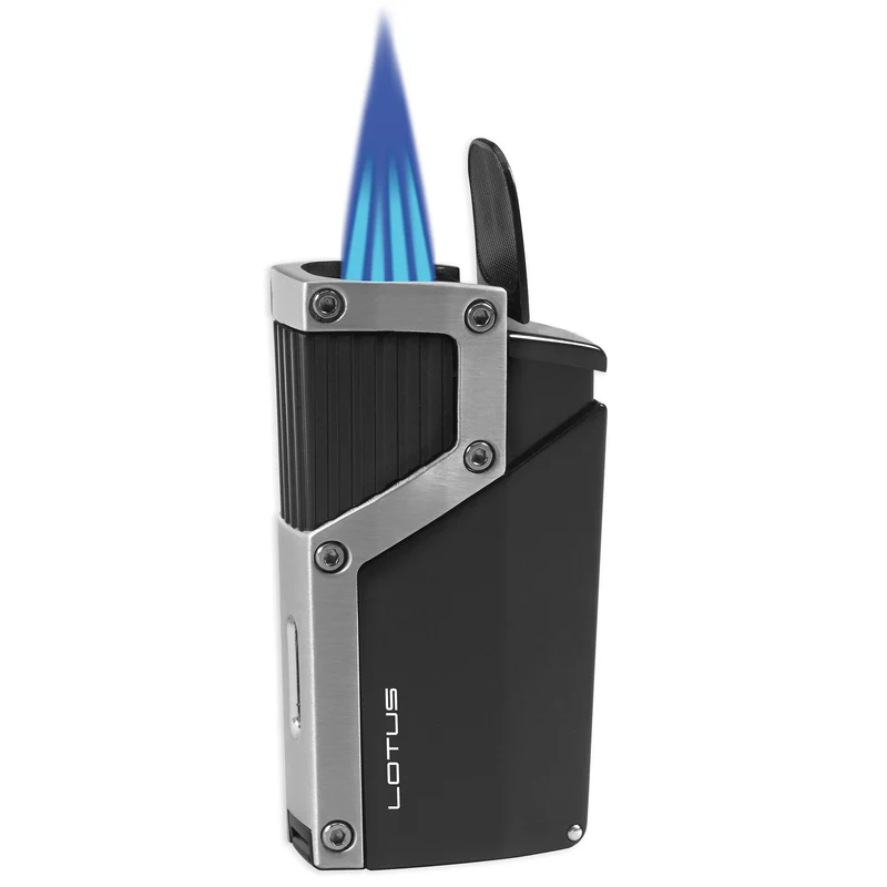 Czar 4-Flame Torch Lighter with Built-In Cigar Punch