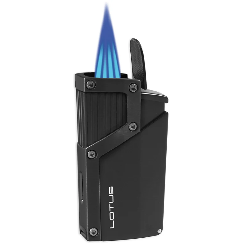 Czar 4-Flame Torch Lighter with Built-In Cigar Punch