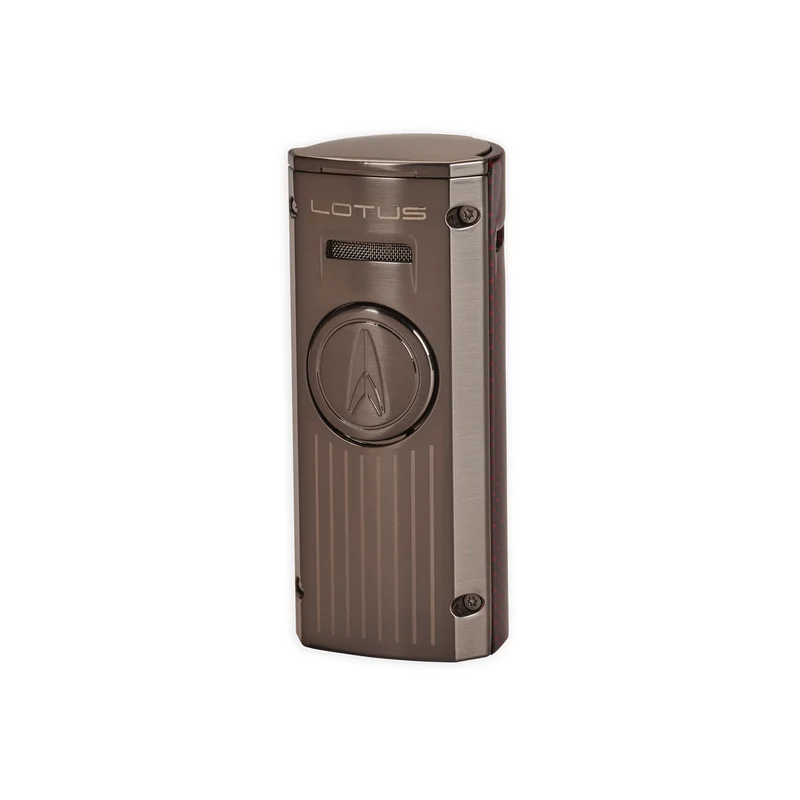Minister Wind-Resistant Table Lighter with Cigar Punch