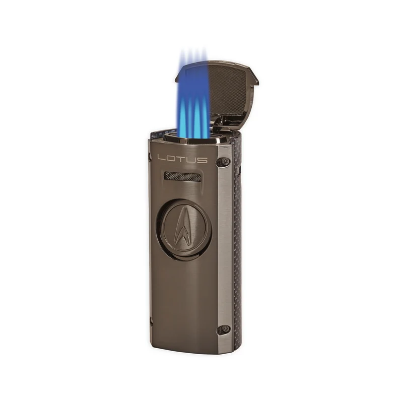 Minister Wind-Resistant Torch Lighter with Cigar Punch