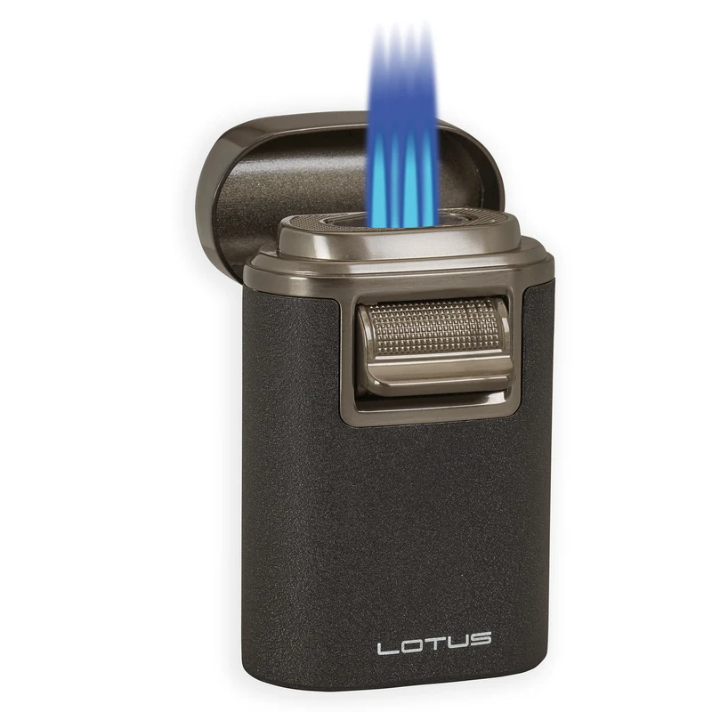 Brawn Windproof Table Lighter - Quad Torch Cigar Lighter