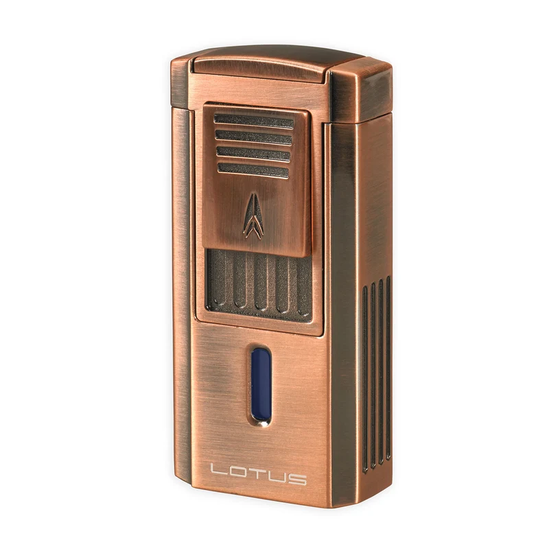 Duke V-Cutter Triple Torch Lighter with Punch - Cigar Cutter