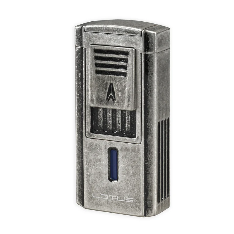 Duke V-Cutter Triple Torch Lighter with Punch Cigar Cutter