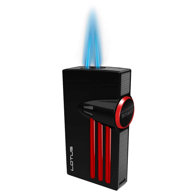 Lotus 52 Orion 2-Flame Torch with Built-In Cigar Punch