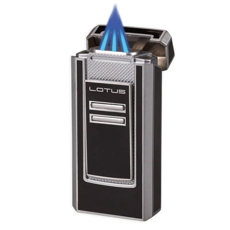 Commander 3-Flame Torch with Cigar Punch | Wind Resistant