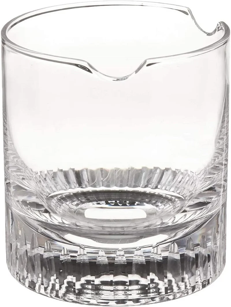 Whiskey Glass with Cigar Rest | Luxury Crystal Tumbler