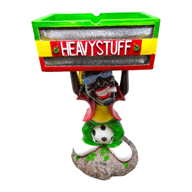 18 Inch Handmade Jamaican Man Statue - Home Decor