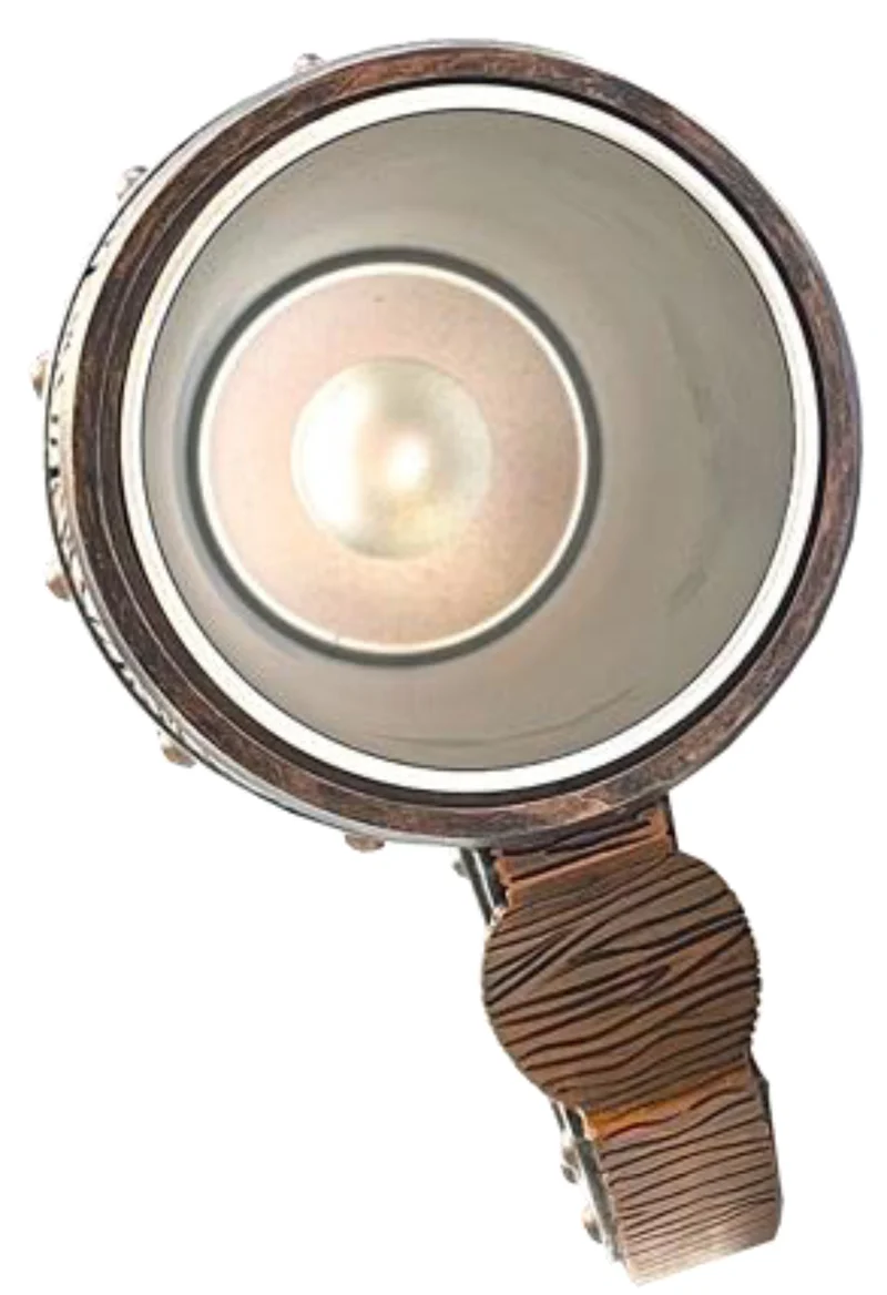 Lotus Wood Barrel Mug with Built-in Cigar Rest