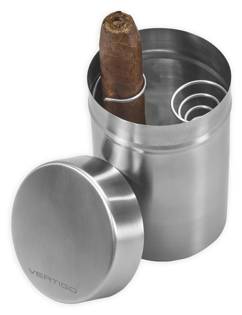 Portable Car Cigar Ashtray - Stainless Steel Cup Holder