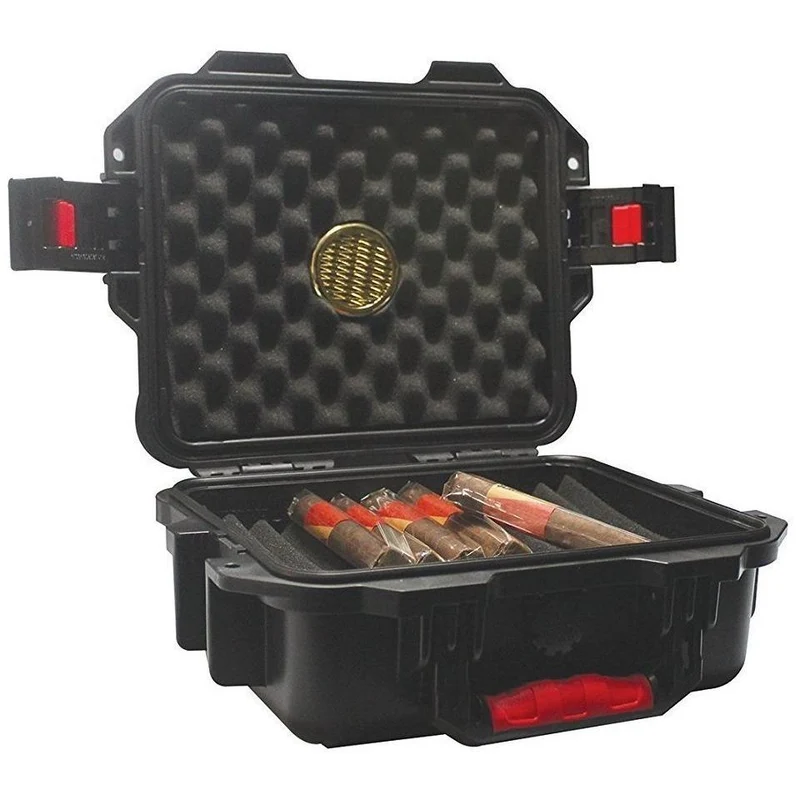 Travel Humidor Case for 25-30 Cigars - Waterproof & Crushproof