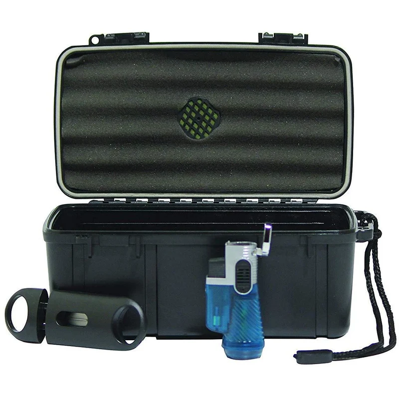 Trident Medium Travel Humidor Gift Set - 15 Cigars