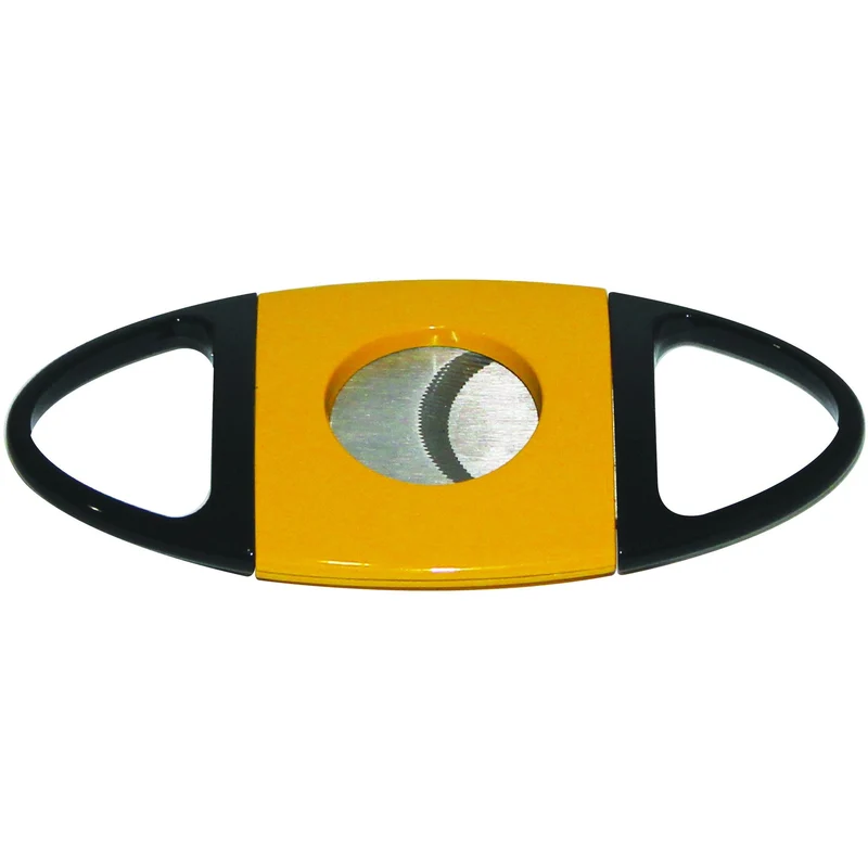 Stainless Steel Guillotine Cigar Cutter with Serrated Blades