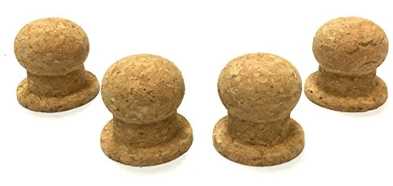 Cork Pipe Knockers for Ashtrays 4-Pack with Adhesive