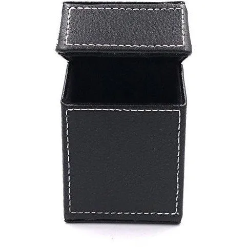 Black PU Leather Cigarette Pack Holder for Kings | Fess