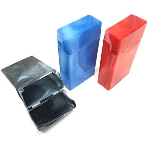 100mm Cigarette Case 3-Pack | Flip-Top Storage Holds 18
