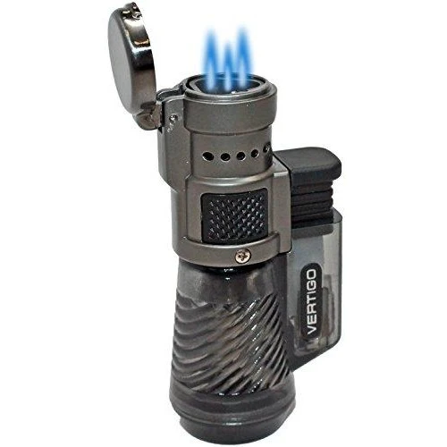 Vertigo Triple Torch Cigar Lighter 3-Pack | Wind-Resistant