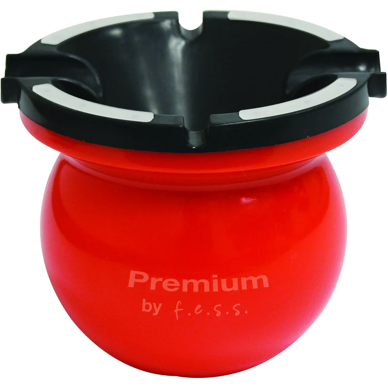 Glow in Dark Portable Ashtray - Spill Proof Orange