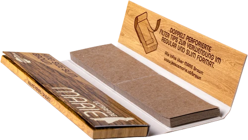 MARIE Brown King Size Slim + Tips