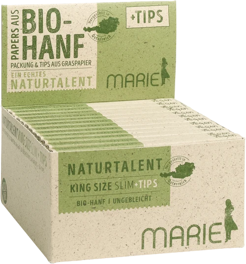 MARIE Naturtalent King Size Slim + Tips