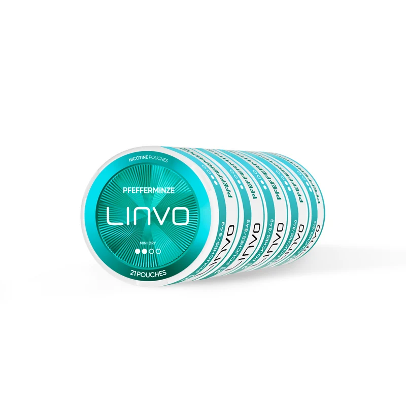 LINVO Nikotin Pouches "Pfefferminze" 6mg/Pouch