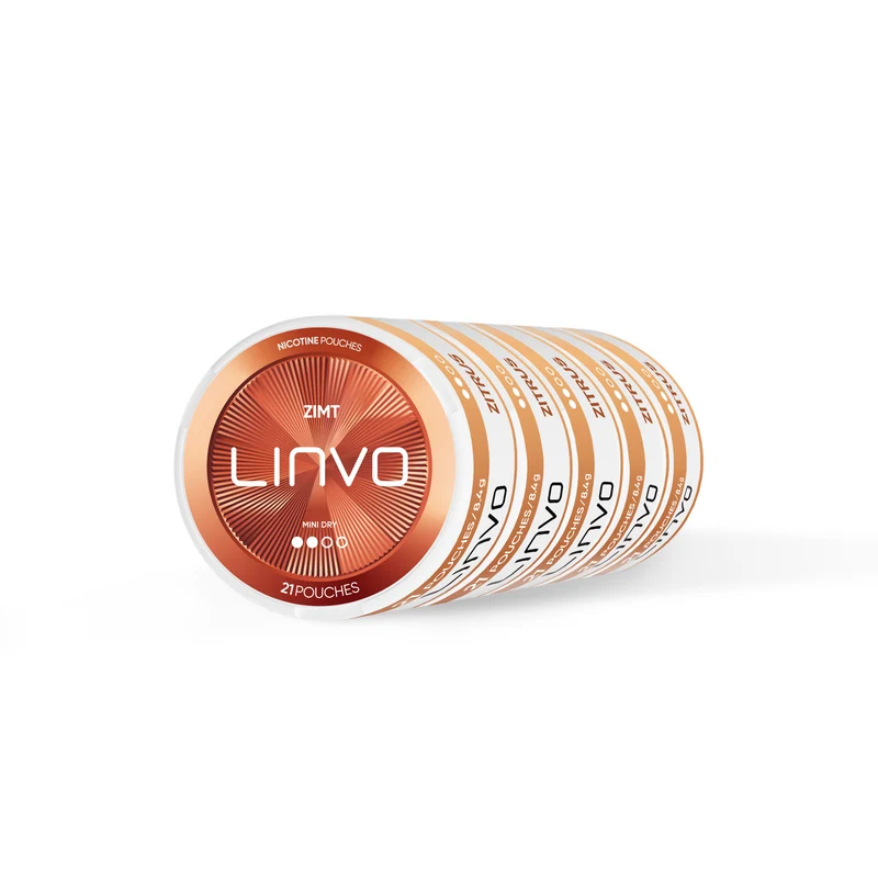 LINVO Nikotin Pouches "Zimt" 6mg/Pouch