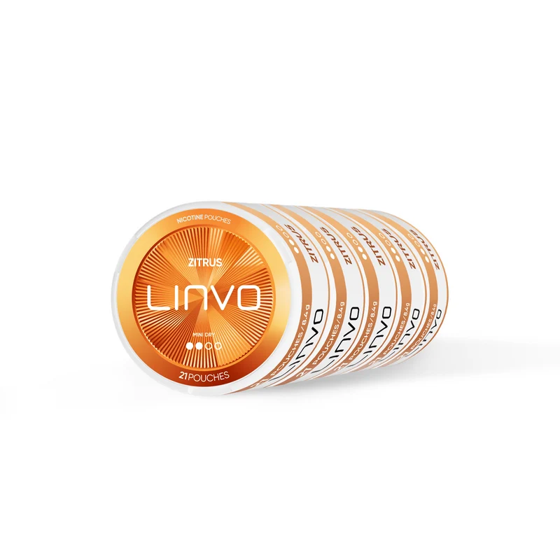 LINVO Nikotin Pouches "Zitrus" 6mg/Pouch