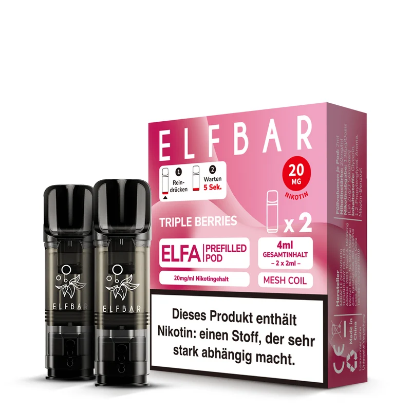 ELFBAR ELFA 2 Pods Triple Berries 20mg/ml