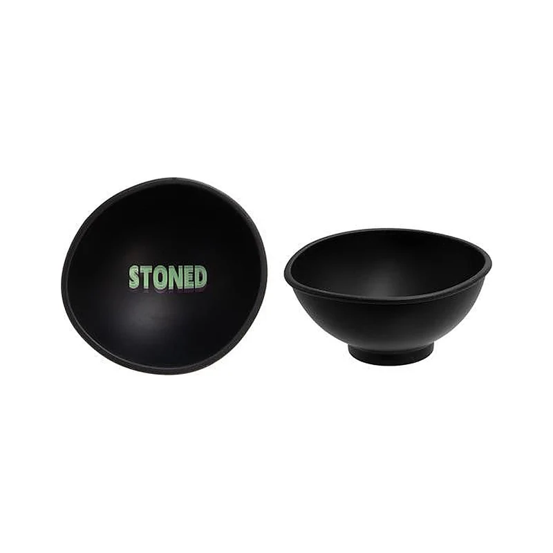 Growpoint Mischschale Silikon Stoned – Schwarz, 70 × 30 mm