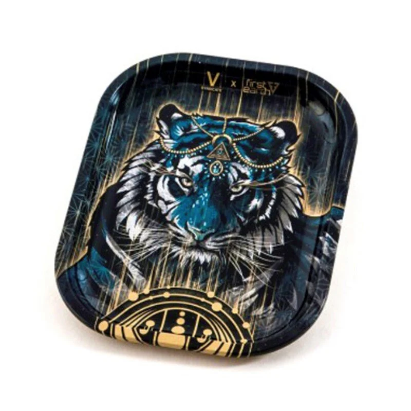 V Syndicate Rolling Tray Tiger – 18 × 14 cm